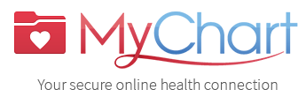 MyChart logo, click to go to secure online Patient Portal
