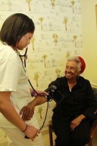 Student volunteer alumna Kandace Ryans is now an LPN working at Internal Medicine of the Piedmont. Ms. Ryans worked as a student volunteer for many summers during high school.