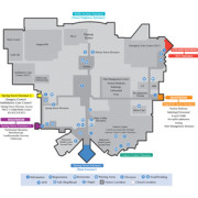 SRH First Floor Map and Entrances