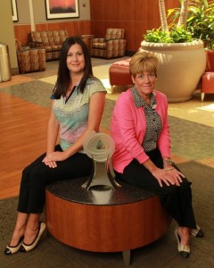 Team members Crystal Lambert (Self Regional's 2014 Team Member of the Year) and Kendra Keeney (Finalist for the Gallup Organization's 2014 Manager of the Year) represented the health system at the recent award presentation in Omaha, Nebraska.