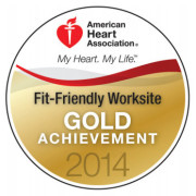 The American Heart Association recognizes employers who go "above and beyond when it comes to their employees health" and specifically looks for employers who provide walking programs, walking routes and offer healthy choices in their dining options.