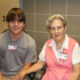 Clayton Langley, a volunteer at Self Regional for over 22 years, and great-grandson Wil Langley, now in the Junior Volunteer program.