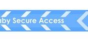 New floor stripes indicate Mom + Baby Secure Access areas. If you see this marking on the floor, look for the button and check in before visiting one of our patients.