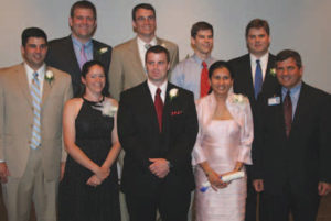 Each year Self Regional’s Family Practice Residency Program graduates highly trained family medicine physicians. About 20 percent of the graduates choose to practice in the Lakelands, as was the case with this, the MCFM Class of 2009. Dr. Houston Davis (back, left) and Dr. James Belcher (back, right) are practicing family medicine in Greenwood and Laurens, respectively.