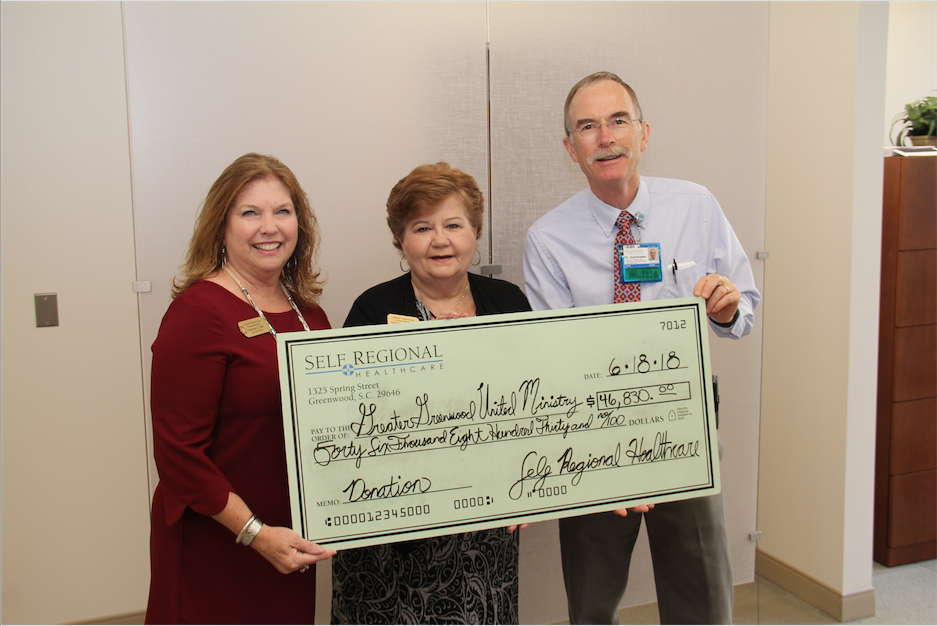 Greater Greenwood United Ministry Receives Funds from Self Regional ...