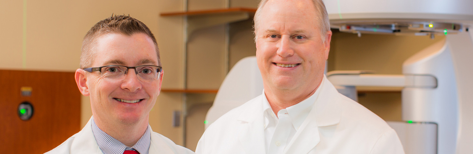 Certified Oncologists. E. Clint Wood, MD and John Funke III, MD at Self Regional Healthcare Cancer Center