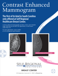 Contrast Enhanced Mammography at Self Regional Healthcare