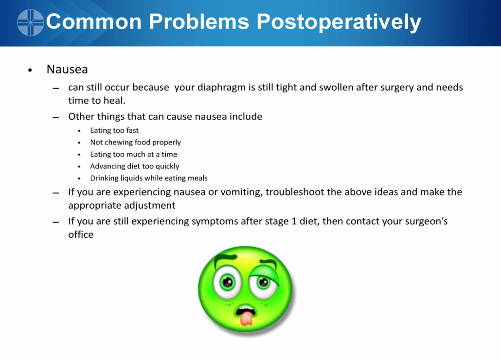 Postoperative nausea causes and management tips