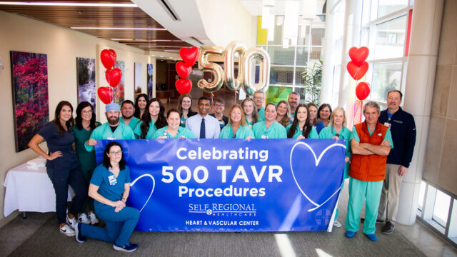 Celebrating our 500th Transcatheter Aortic Valve Replacement