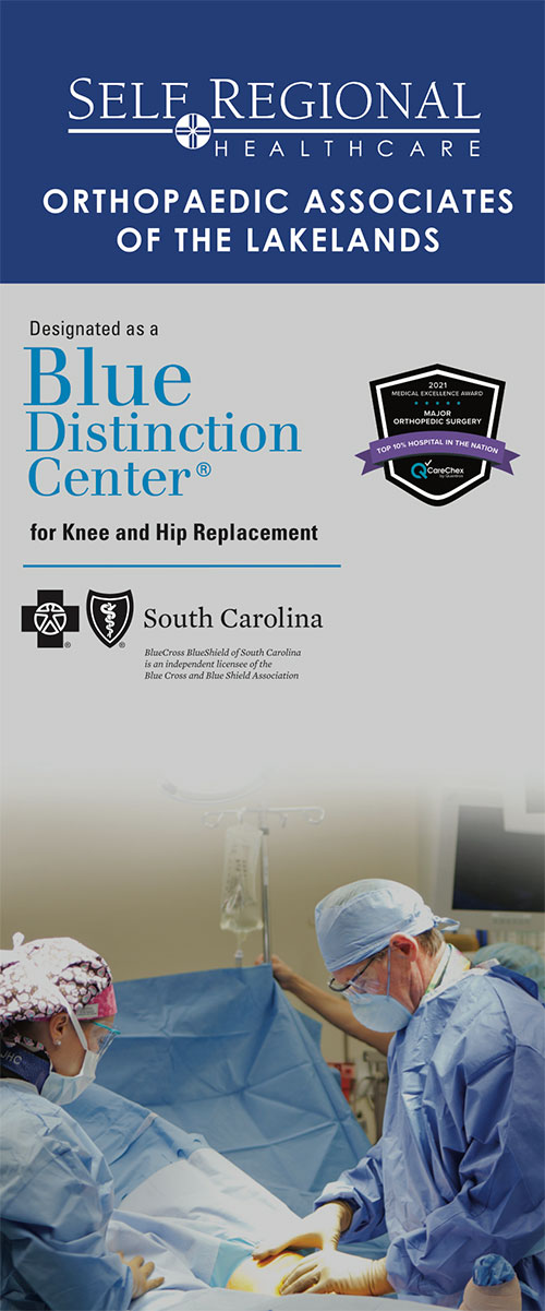 orthopedic associates of the Lakelands brochure cover