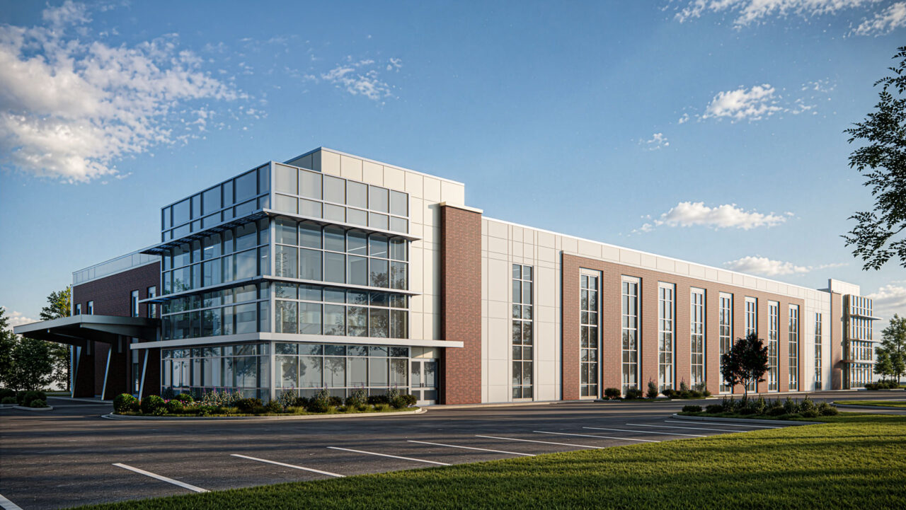 artist rendering of building