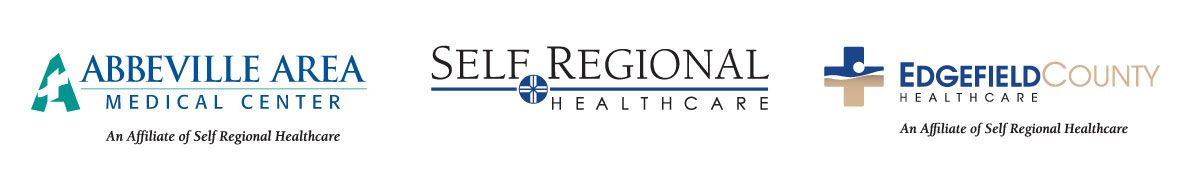 Self Regional Healthcare and affiliated medical center logos