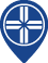 Self Regional Healthcare logo with blue cross symbol